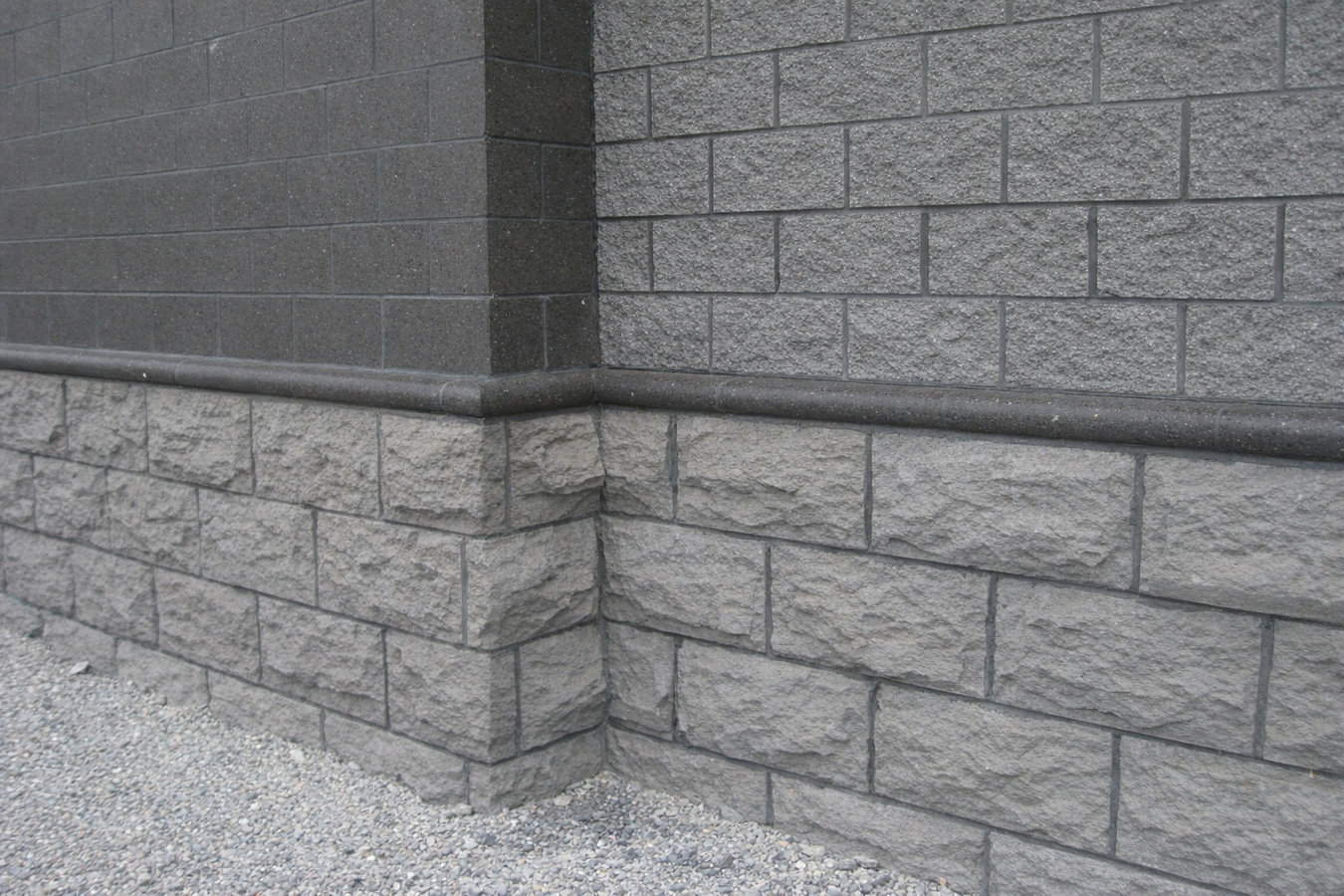 Concrete block walls